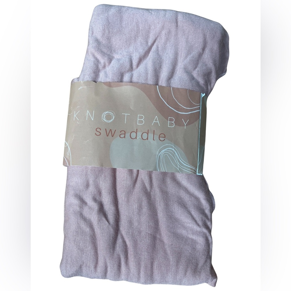 NWT KnotBaby blush pink swaddle